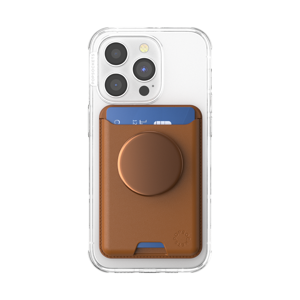 PopWallet+ MagSafe Cognac