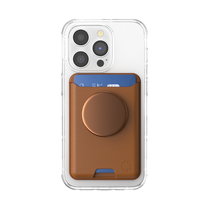 PopWallet+ MagSafe Cognac