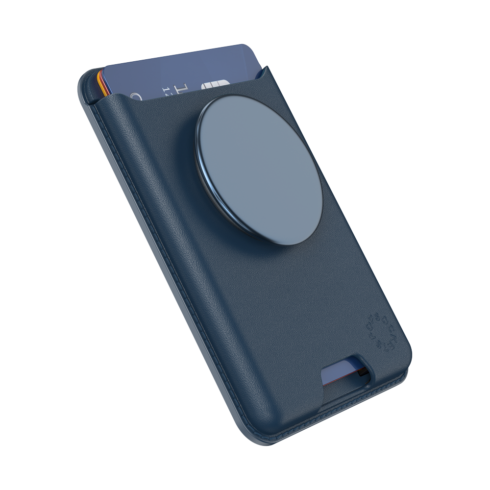 PopWallet+ MagSafe Aluminio Azul Naval