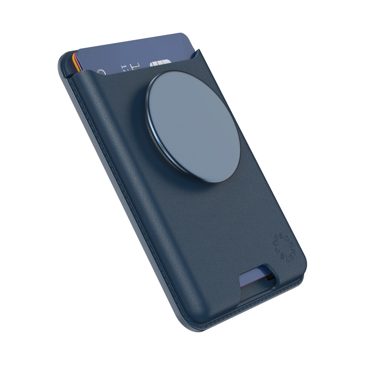 PopWallet+ MagSafe Aluminio Azul Naval
