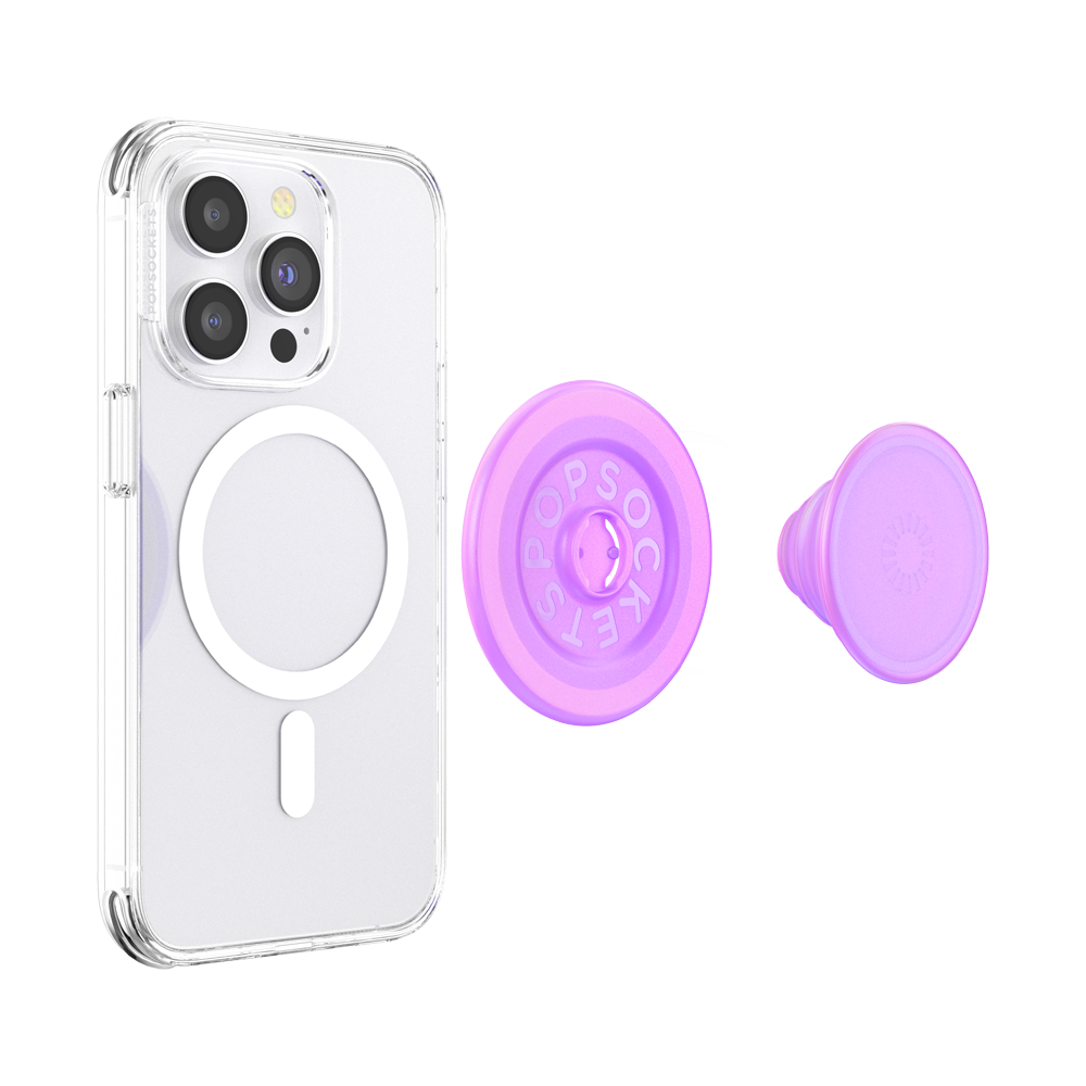 Grip MagSafe Circular - Rosa Opalescente