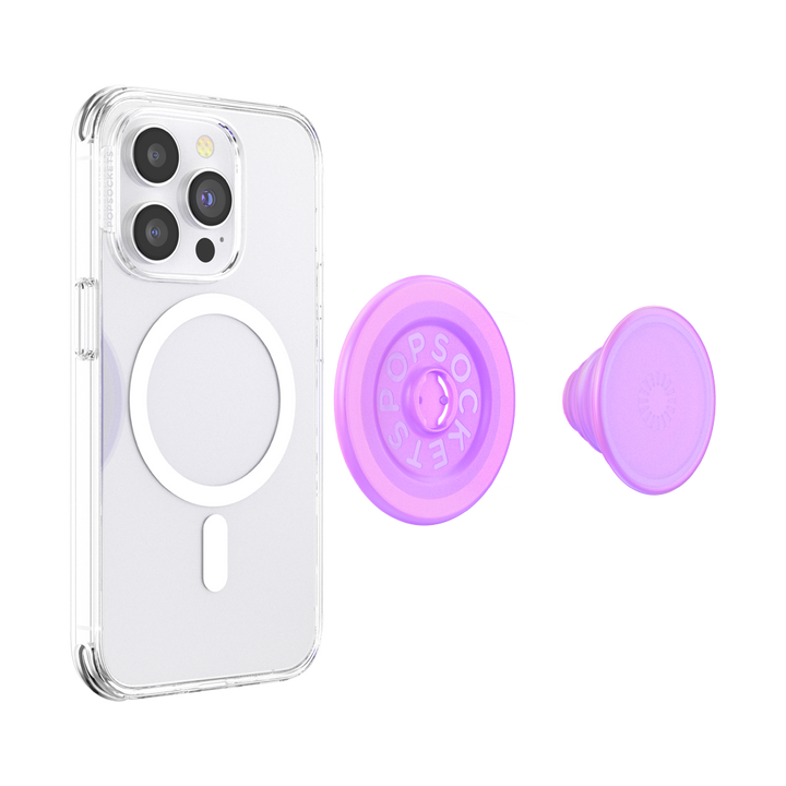 Grip MagSafe Circular - Rosa Opalescente