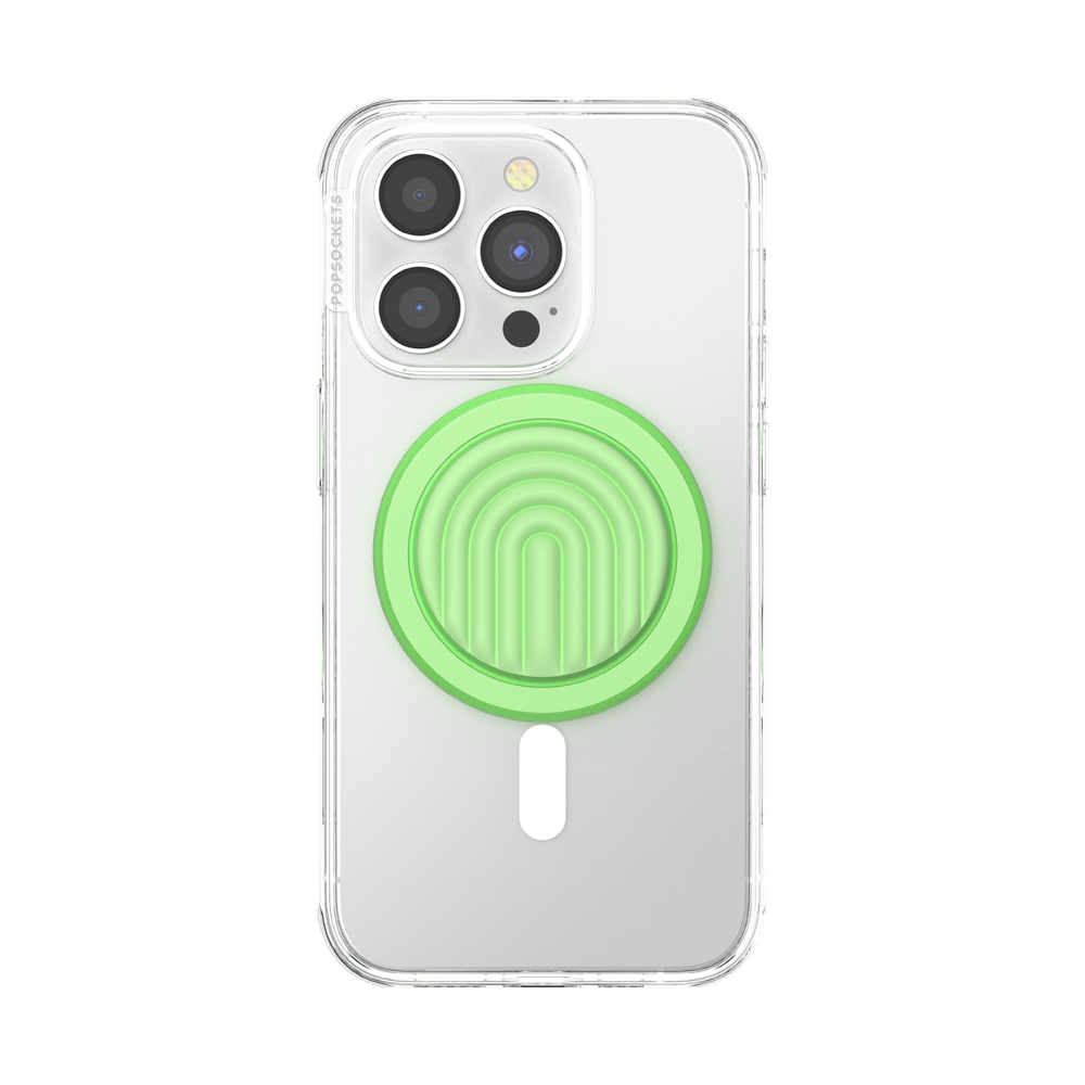 Grip MagSafe Circular - Curvas Te Verde