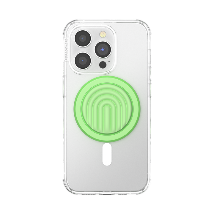 Grip MagSafe Circular - Curvas Te Verde