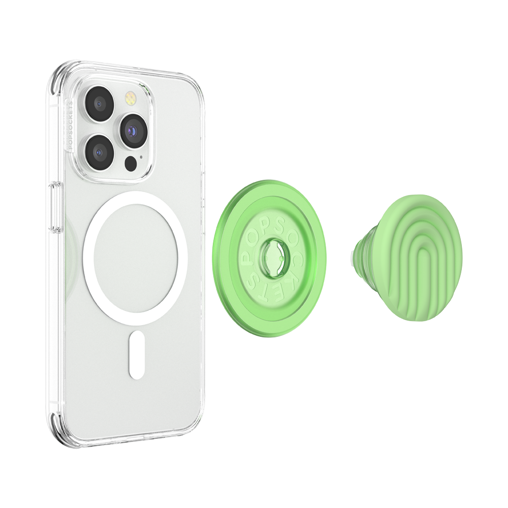Grip MagSafe Circular - Curvas Te Verde