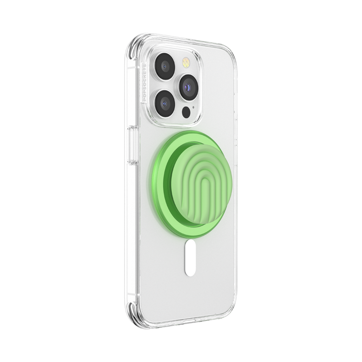 Grip MagSafe Circular - Curvas Te Verde