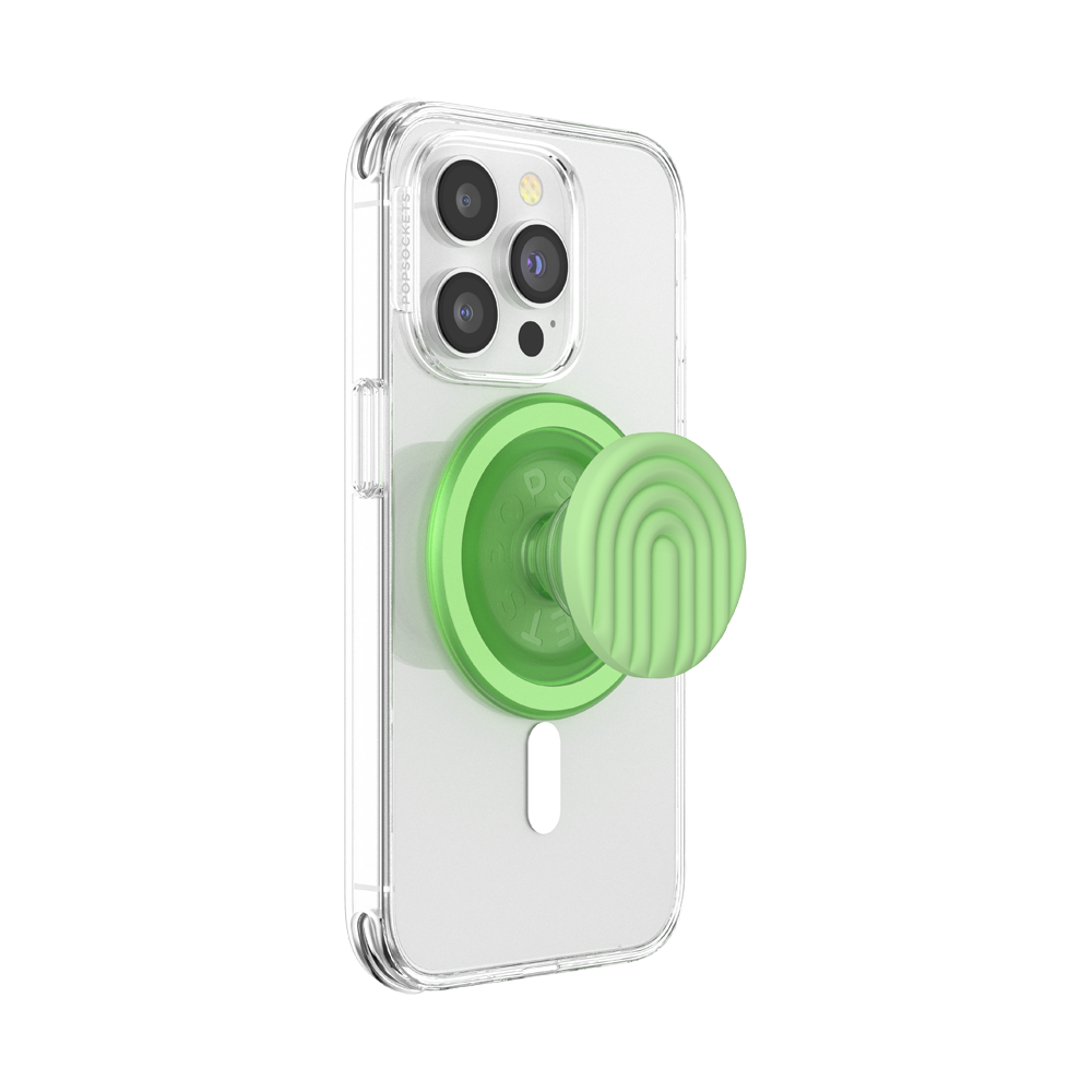 Grip MagSafe Circular - Curvas Te Verde