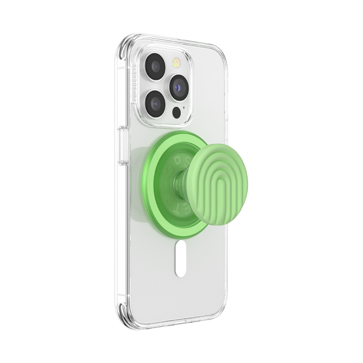 Grip MagSafe Circular - Curvas Te Verde