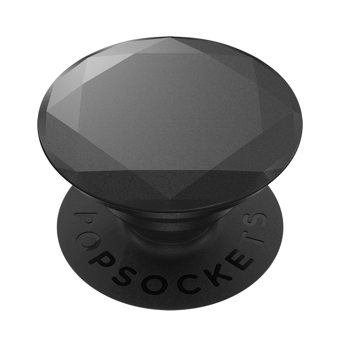 Metálico Diamante Negro, PopSockets