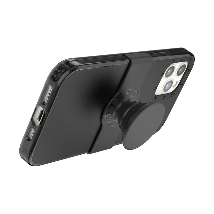 Negro • iPhone 12 o 12 Pro con Slide Grip, PopSockets