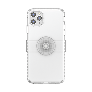 Transparente • iPhone 11 ProMax/XsMax con Slide Grip, PopSockets