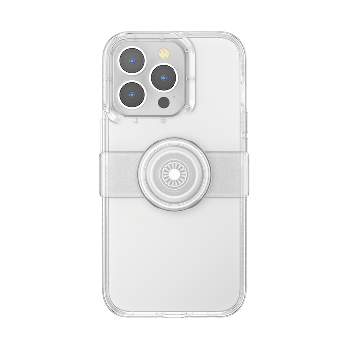 Transparente • iPhone 13 Pro con Slide Grip, PopSockets