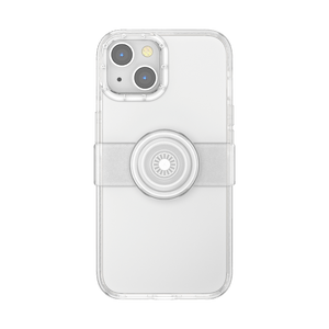 Transparente • iPhone 13 con Slide Grip, PopSockets