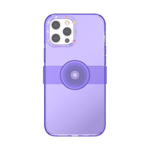 Morado • iPhone 12 ProMax con Slide Grip, PopSockets