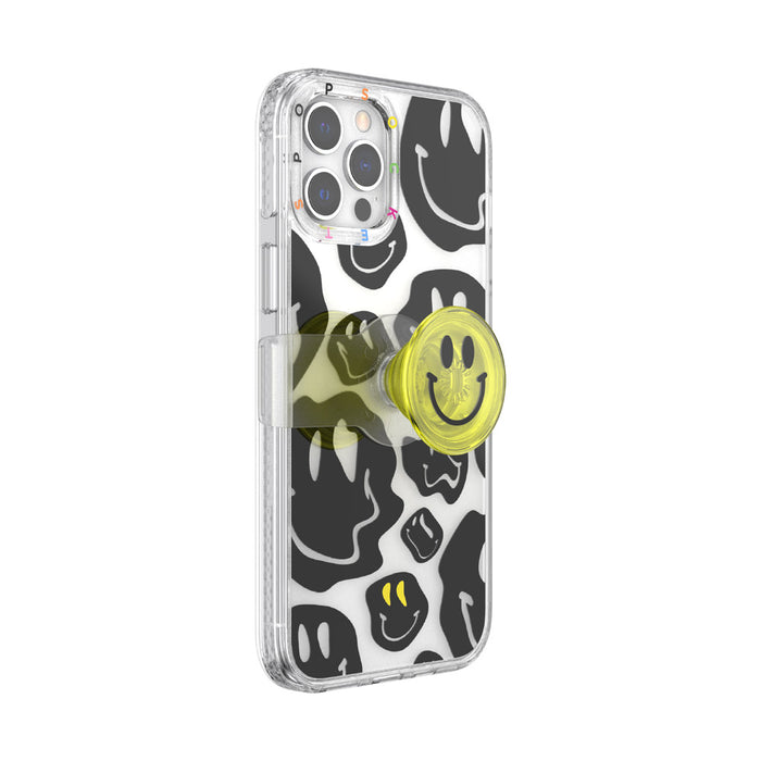 Carita Feliz • iPhone 12 ProMax con Slide Grip, PopSockets