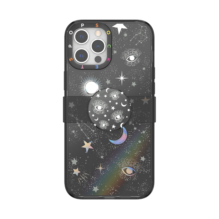 Galaxia • iPhone 12 ProMax con Slide Grip, PopSockets