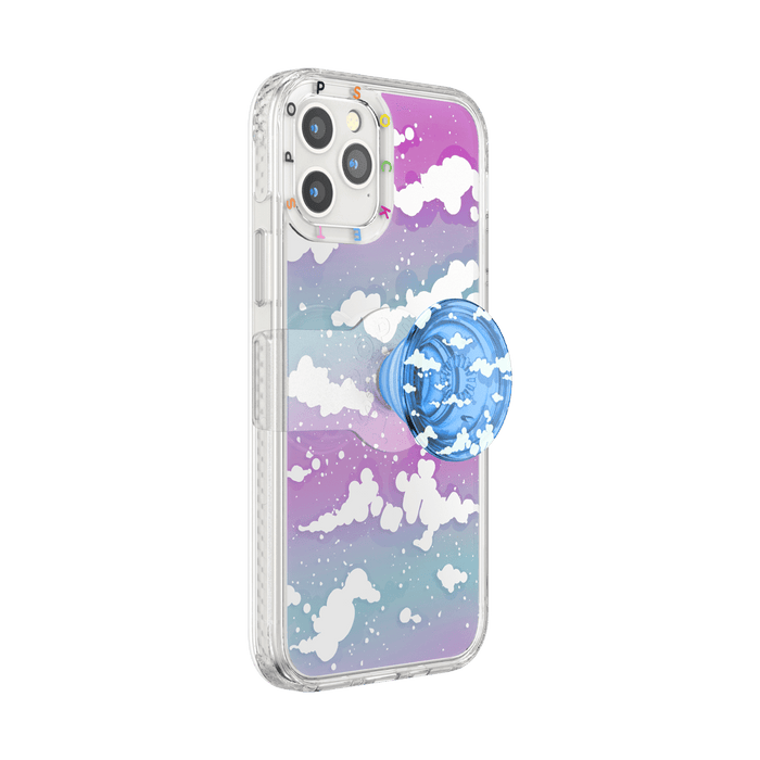 Nubes • iPhone 12 o 12 Pro con Slide Grip, PopSockets
