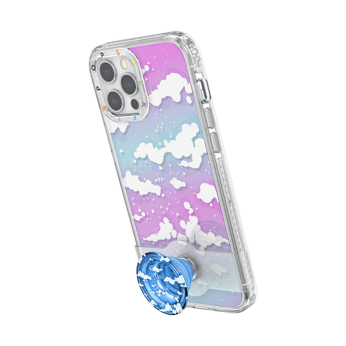 Nubes • iPhone 12 ProMax con Slide Grip, PopSockets