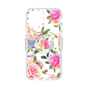 Flores • iPhone 12 o 12 Pro con Slide Grip, PopSockets
