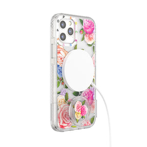 Flores • iPhone 12 o 12 Pro con Slide Grip, PopSockets