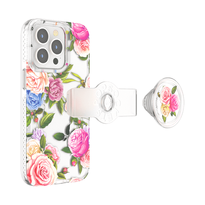 Flores • iPhone 13 Pro con Slide Grip, PopSockets