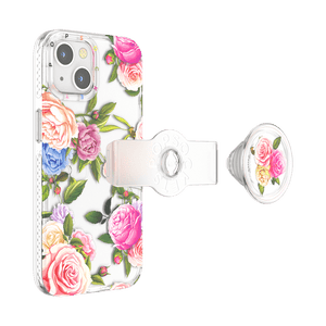 Flores • iPhone 13 con Slide Grip, PopSockets