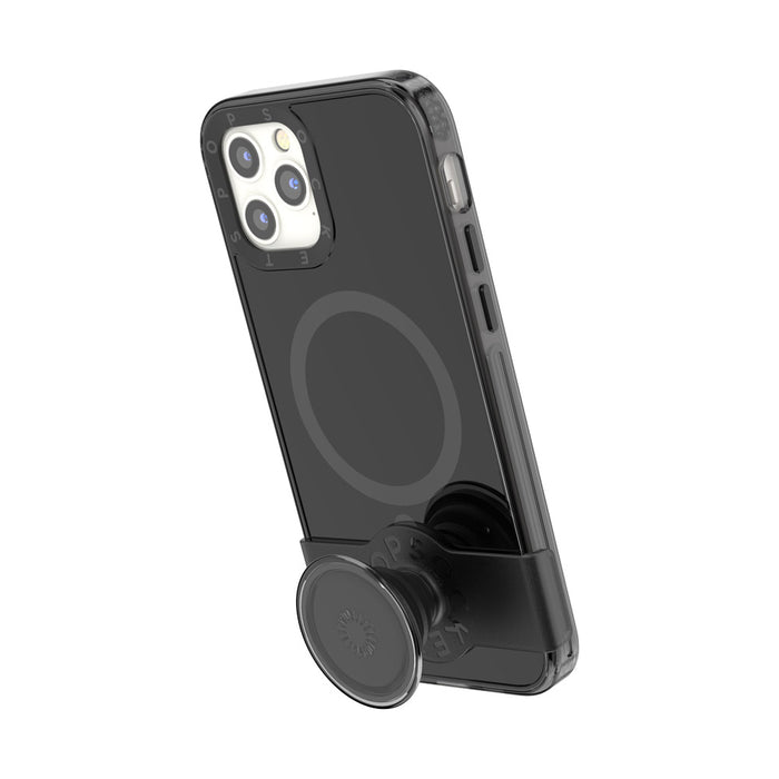 Negro • iPhone 12 o 12 Pro MagSafe® con Slide Grip, PopSockets