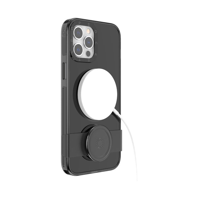 Negro • iPhone 12 ProMax MagSafe® con Slide Grip, PopSockets