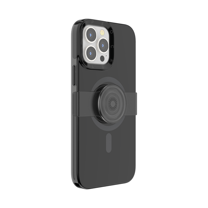 Negro • iPhone 13 ProMax MagSafe® con Slide Grip, PopSockets