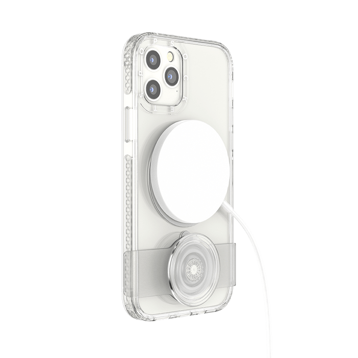 Transparente • iPhone 12 o 12 Pro MagSafe® con Slide Grip, PopSockets