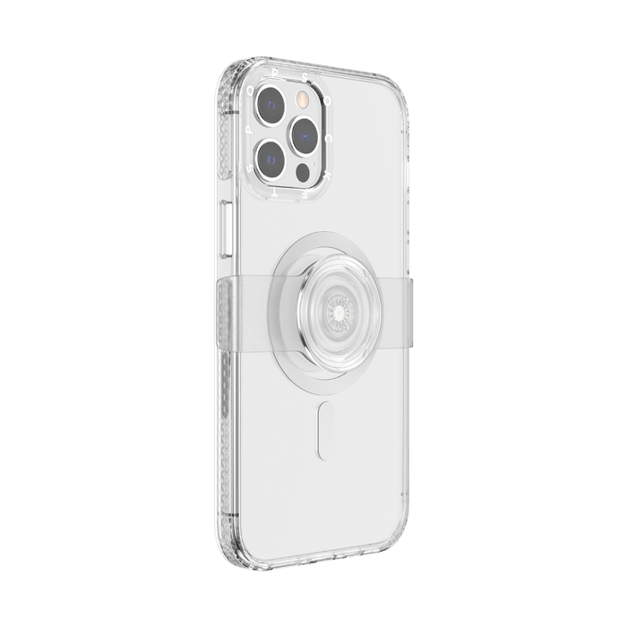 Transparente • iPhone 12 ProMax MagSafe® con Slide Grip, PopSockets