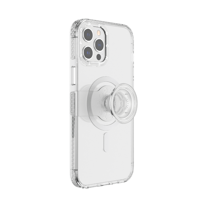 Transparente • iPhone 12 ProMax MagSafe® con Slide Grip, PopSockets