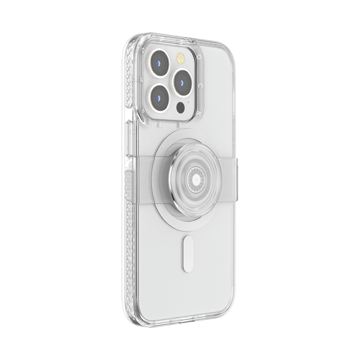 Transparente • iPhone 13 Pro MagSafe® con Slide Grip, PopSockets