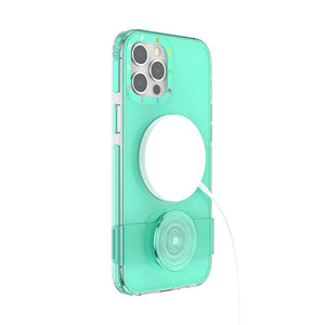Menta • iPhone 12 ProMax MagSafe® con Slide Grip, PopSockets