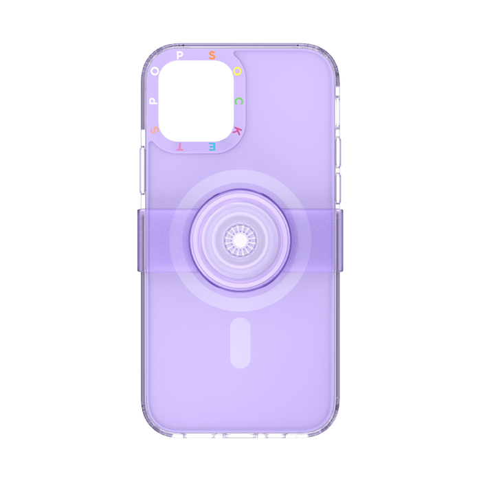 Morado • iPhone 12 o 12 Pro MagSafe® con Slide Grip, PopSockets
