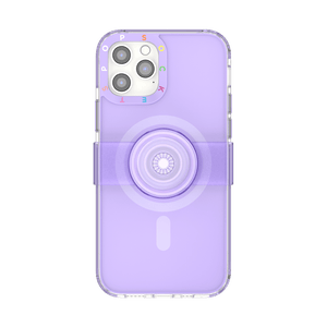 Morado • iPhone 12 o 12 Pro MagSafe® con Slide Grip, PopSockets