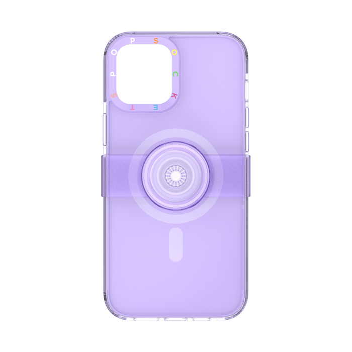 Morado • iPhone 12 ProMax MagSafe® con Slide Grip, PopSockets