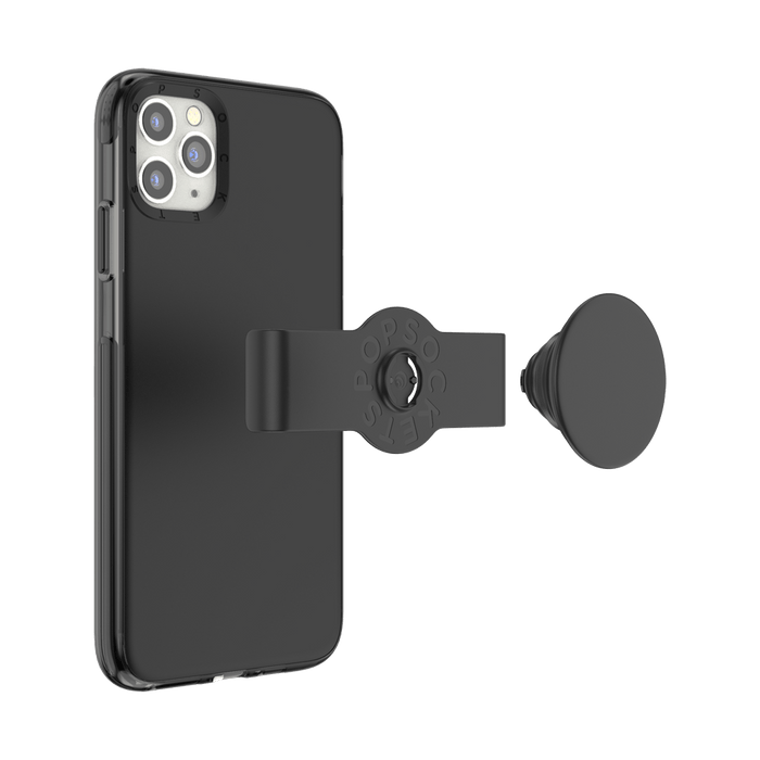 Negro • iPhone 11 ProMax/XsMax con Slide Grip, PopSockets