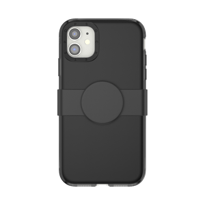 Negro • iPhone 11/Xr con Slide Grip, PopSockets