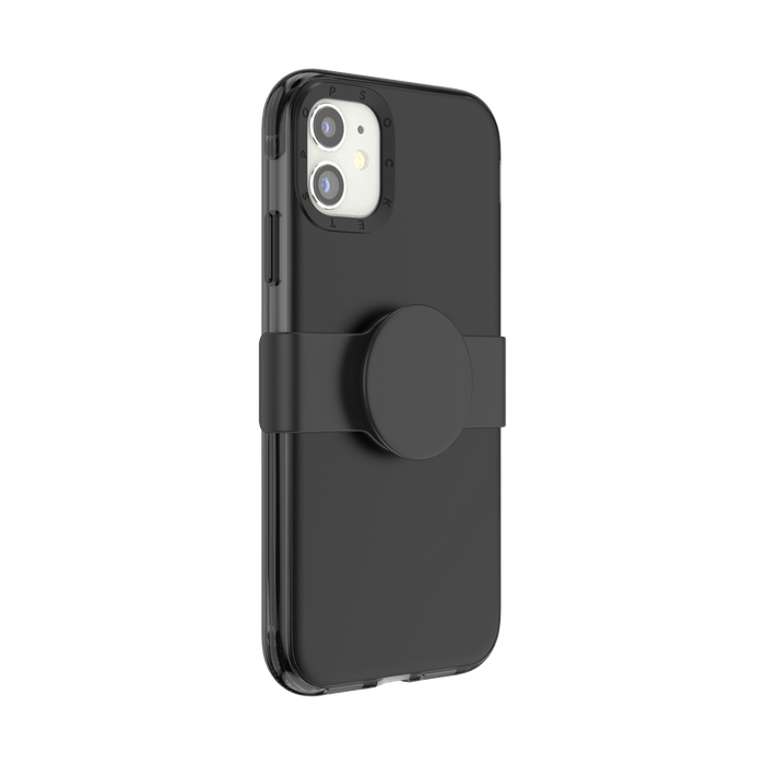 Negro • iPhone 11/Xr con Slide Grip, PopSockets