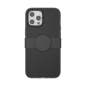 Negro • iPhone 12 ProMax con Slide Grip, PopSockets