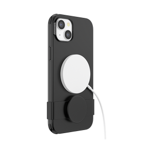 Negro Mate • iPhone 14 Plus con Slide Grip, PopSockets