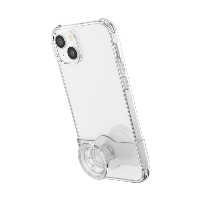 Transparente • iPhone 14 Plus con Slide Grip, PopSockets