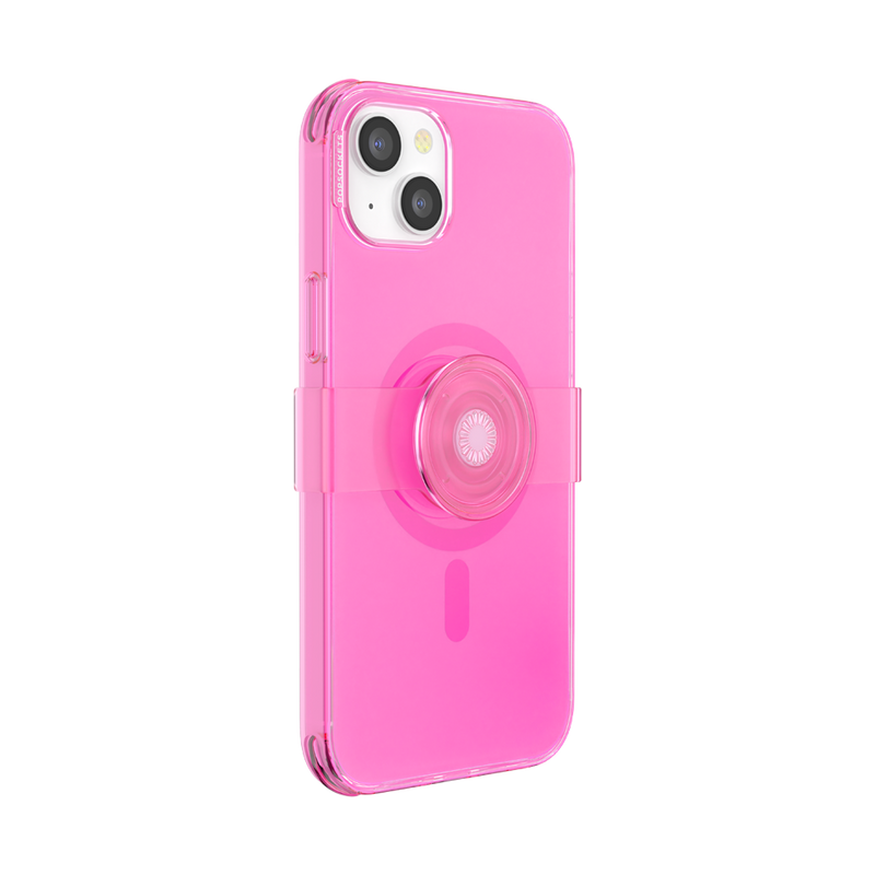 Rosa Neón • iPhone 14 Plus MagSafe® con Slide Grip