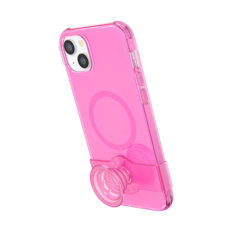Rosa Neón • iPhone 14 Plus MagSafe® con Slide Grip