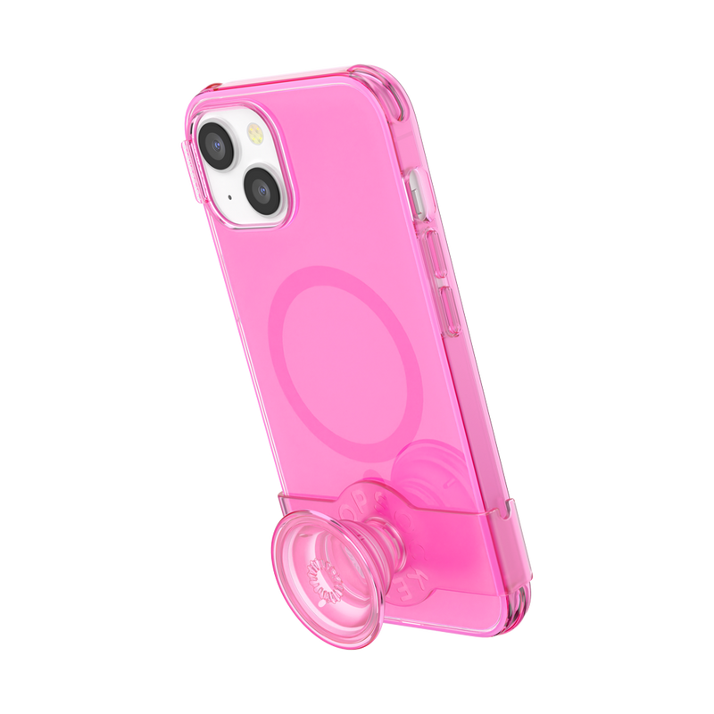 Rosa Neón • iPhone 14 MagSafe® con Slide Grip