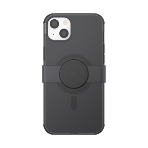 Negro Translúcido • iPhone 14 Plus MagSafe® con Slide Grip, PopSockets