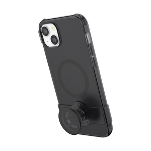 Negro Translúcido • iPhone 14 Plus MagSafe® con Slide Grip, PopSockets