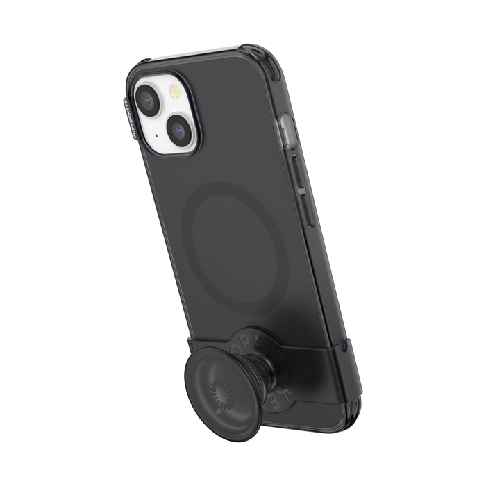 Negro Translúcido • iPhone 14 MagSafe® con Slide Grip, PopSockets
