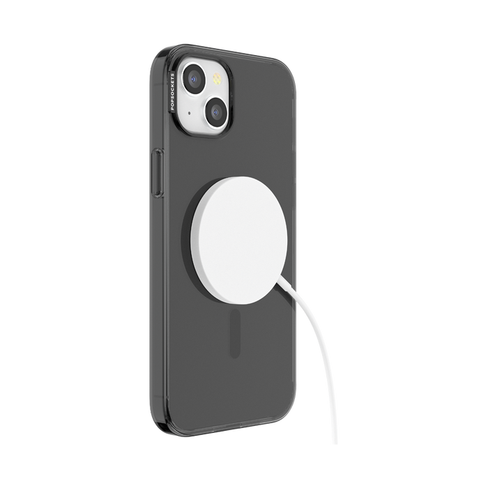 Negro Translúcido • iPhone 15 Plus con MagSafe® Grip, PopSockets